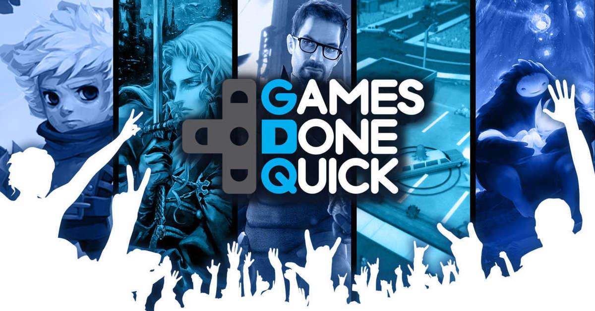 Done game. Games done quick. Awesome games done quick. Summer games done quick. Games done quick logo.