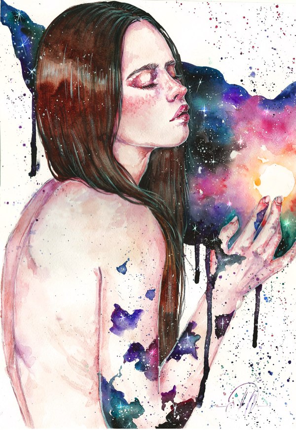"Touch the space".     , ?