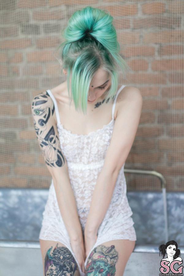 Sashabrink - Perfect Skin - NSFW, Suicide girls, , Beautiful girl, Longpost