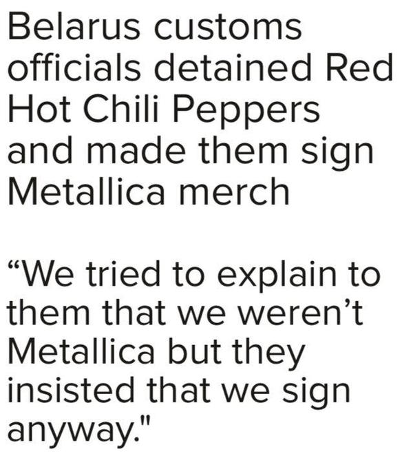 Red Hot Chili Peppers    ...