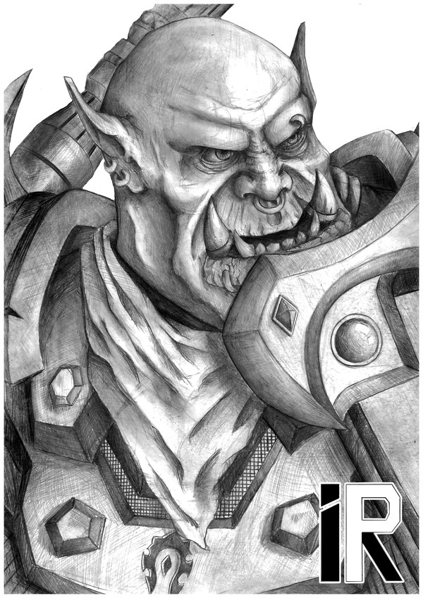 Orc warrior , World of Warcraft, 