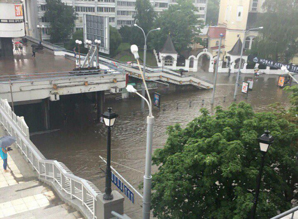 Summer in Minsk - 13.07.2016 - Minsk, Summer, Republic of Belarus, Element, Shower, Hurricane, Video, Longpost
