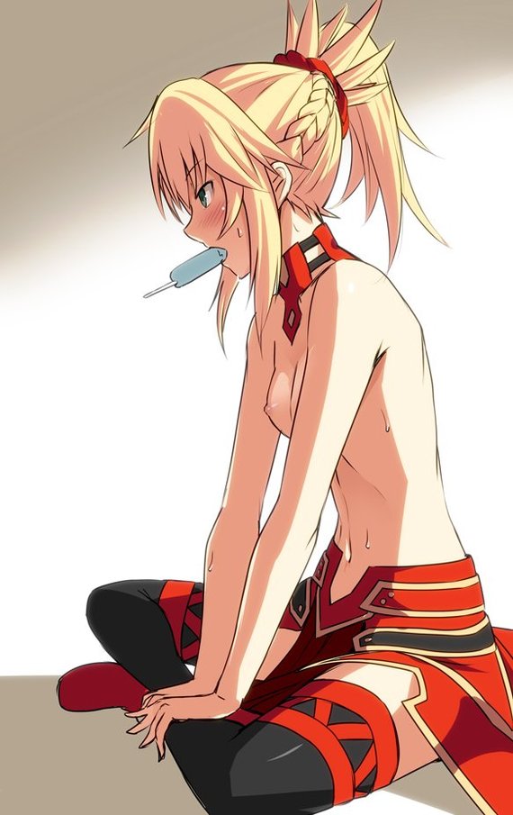 Mordred - NSFW, Anime, Anime art, Fate, Fate grand order, Fate apocrypha, Nasuverse, Mordred