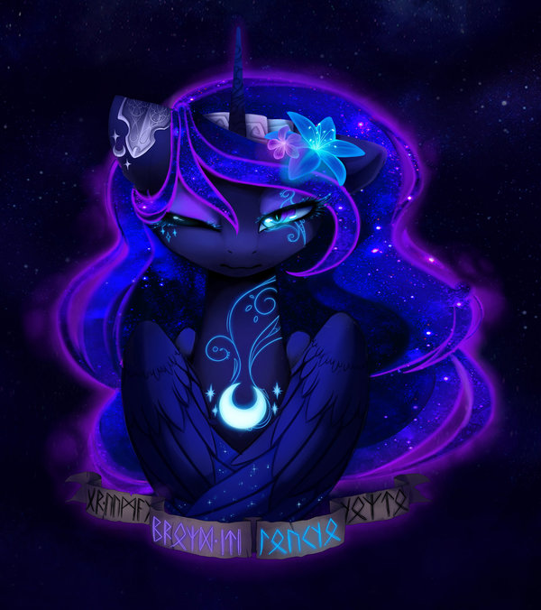 Mother Night My Little Pony, Princess Luna, Magnaluna