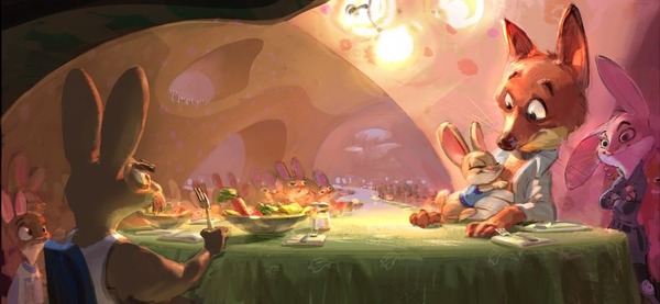 Ник Уайлд и Джуди Хопс.