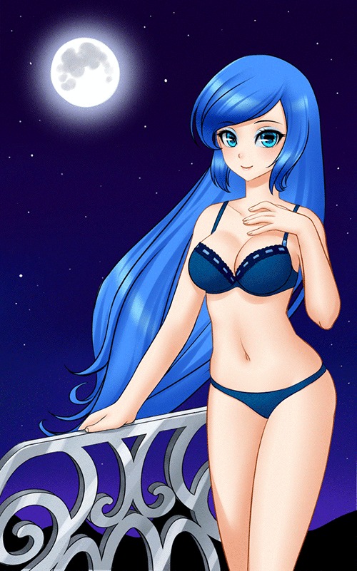  My Little Pony, Equestria Girls, Princess Luna, MLP Suggestive, , Racoonkun