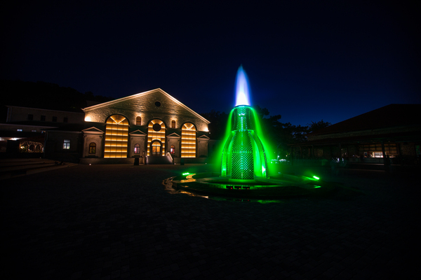 Новый арт-фонтан, открывшийся на площади Александра II. Абрау Дюрсо. Новороссийск