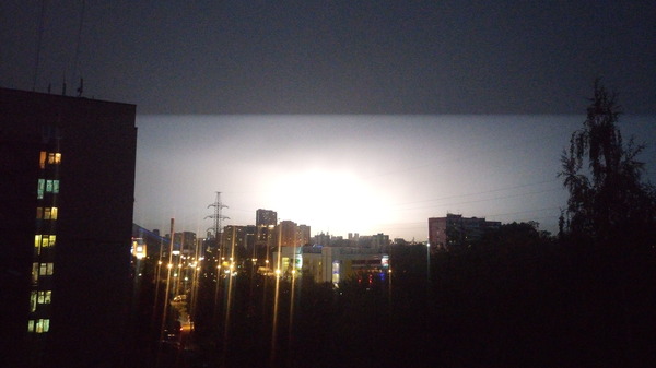 Вчерашняя гроза.