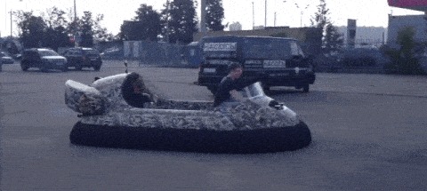 Управляемость судна на воздушной подушке | Пикабу