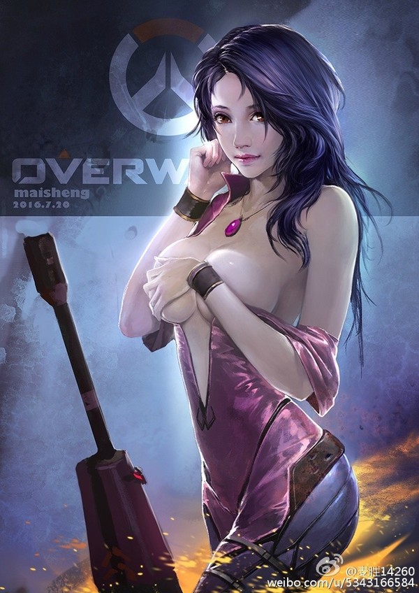 Widowmaker. - NSFW, Overwatch, Арт, Widowmaker