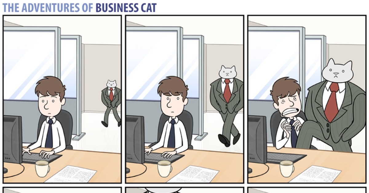 Business cats ответы. Buisness cats 1 балл. Как пройти бизнес кот. Комикс про офисных работников. Как пройти бизнес кот.