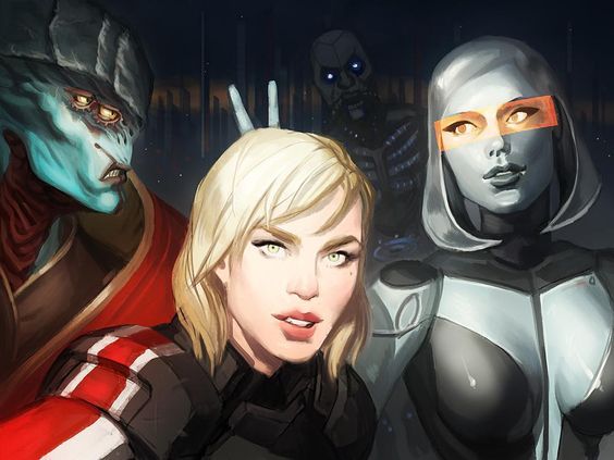   ,   . Mass Effect, Edi, Javik, ,    , 