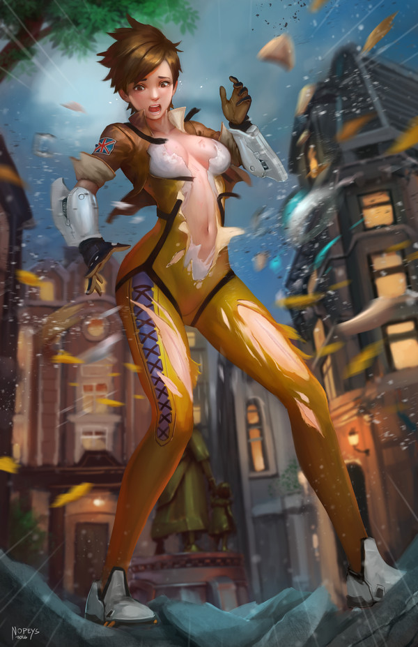 Tracer - NSFW, Overwatch, , Tracer, Nopeys