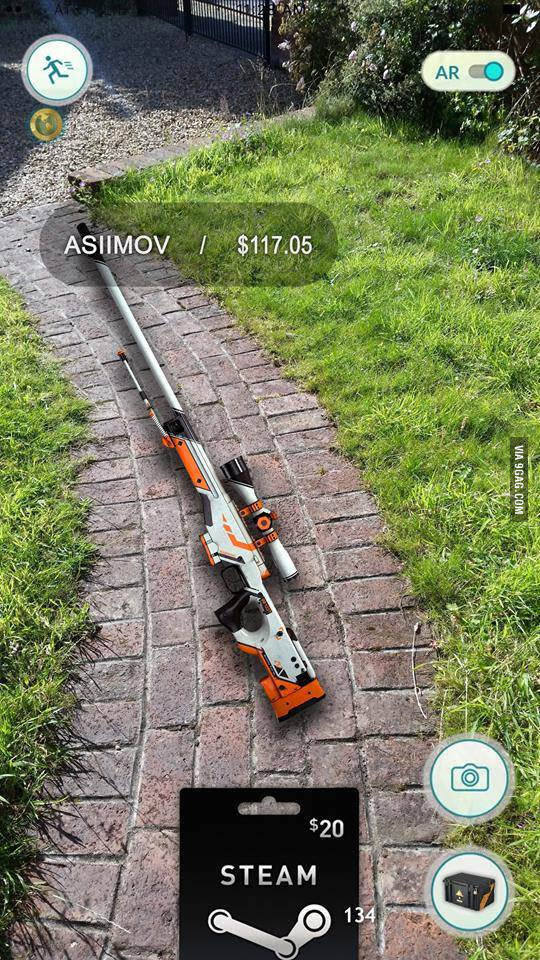 Valve GO Pokemon GO, Valve, Awp asiimov, 