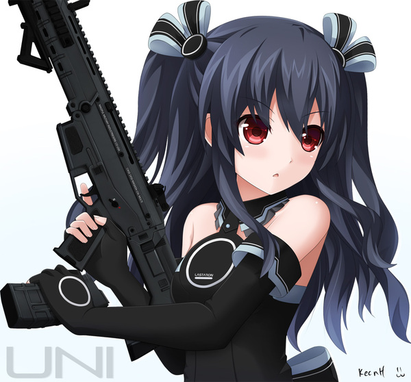 Uni (by KeenH) Hyperdimension Neptunia, Uni, , Anime Art, Keenh