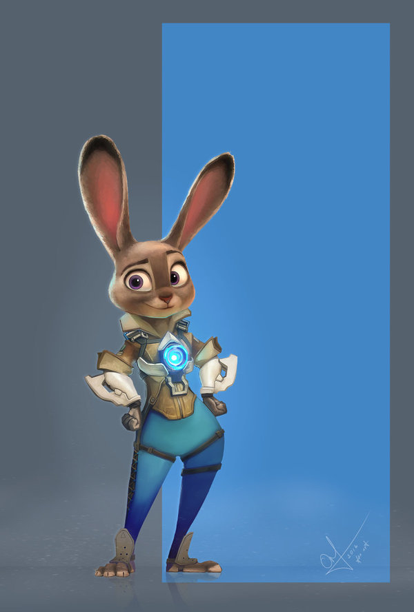 Zootopia Overwatch Overwatch, , , Judy Hopps, Nick Wilde, Gazelle, , 