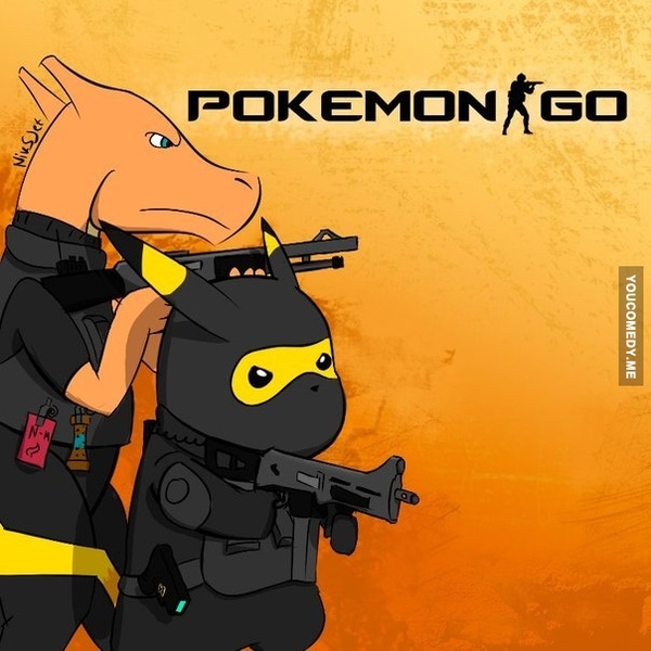 Fire in the pokemon!