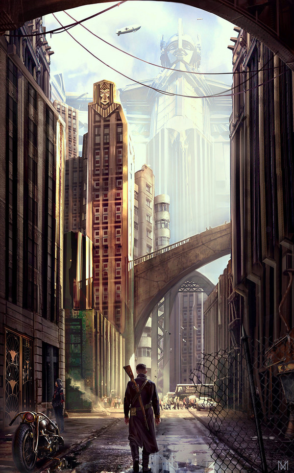 Dieselpunk City. , Dieselpunk, , , , Digital, , , Nagy Norbert