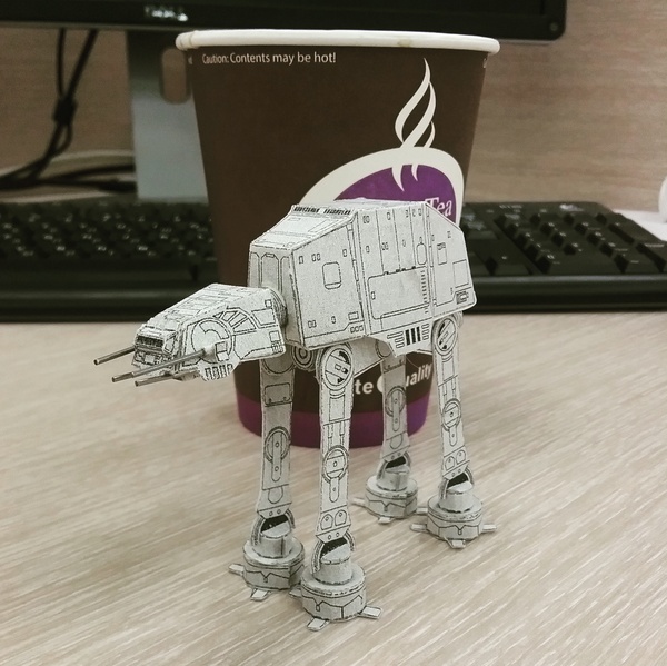     ,  , Star Wars, At-at, , Papercraft