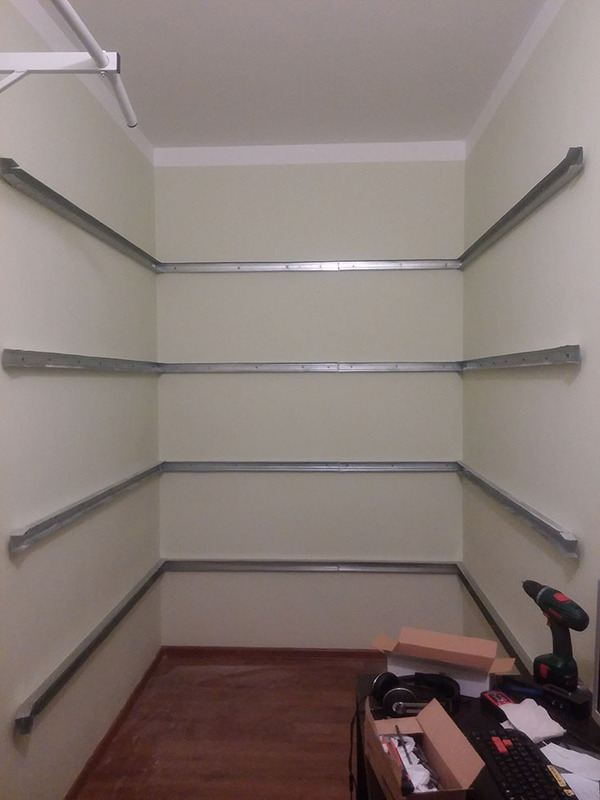 Полки для кладовки своими руками в частном доме