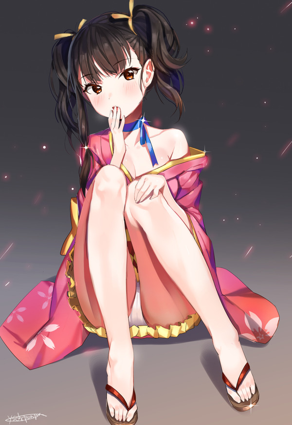 Аниме арт - NSFW, Аниме, Anime Art, Koutetsujou, Kabaneri, Mumei