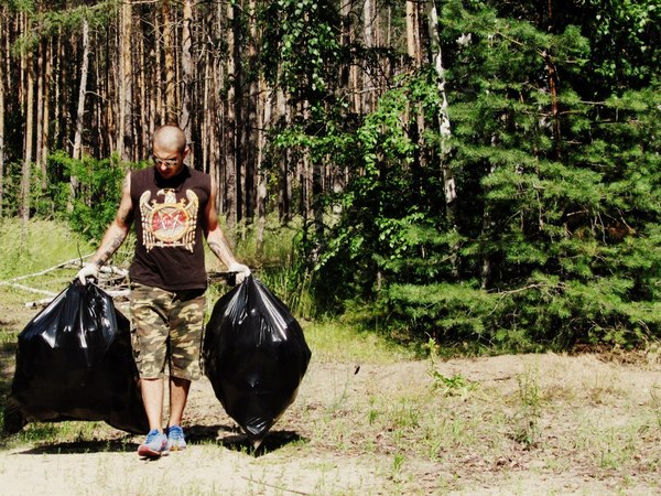 Слесарь из Воронежа Сергей Боярский каждую неделю вывозит мусор из леса воронеж, лес, мусор, слесарь, добрые дела, длиннопост