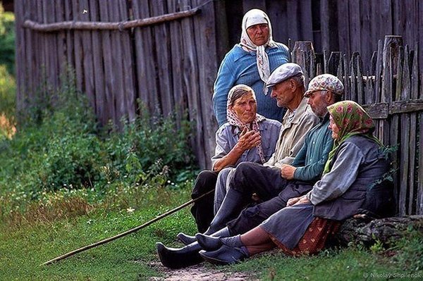 Приехала к родственникам в деревню