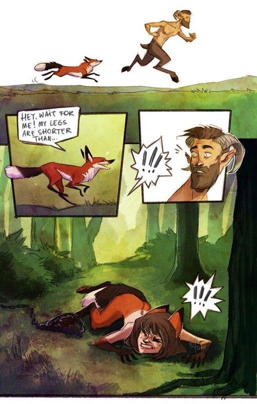 Chanterelle - NSFW, Fox, Fox, Deviantart, Comics, Longpost