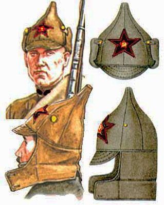 Синяя звезда на буденовке что значит
