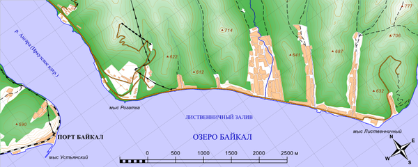 Байкал большие коты карта