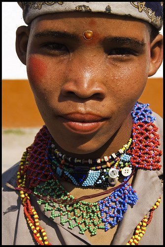 Женщина племени Африки