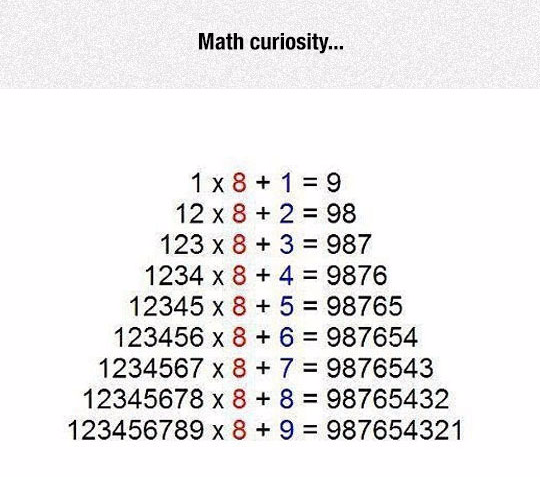 Коротко о том, почему 8 - моё любимое число