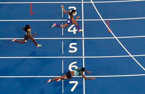 Shona Miller's Golden Dive - news, Sport, Olympiad, Olympic Games, Rio 2016, Athletics, Run, , GIF, Rio de Janeiro