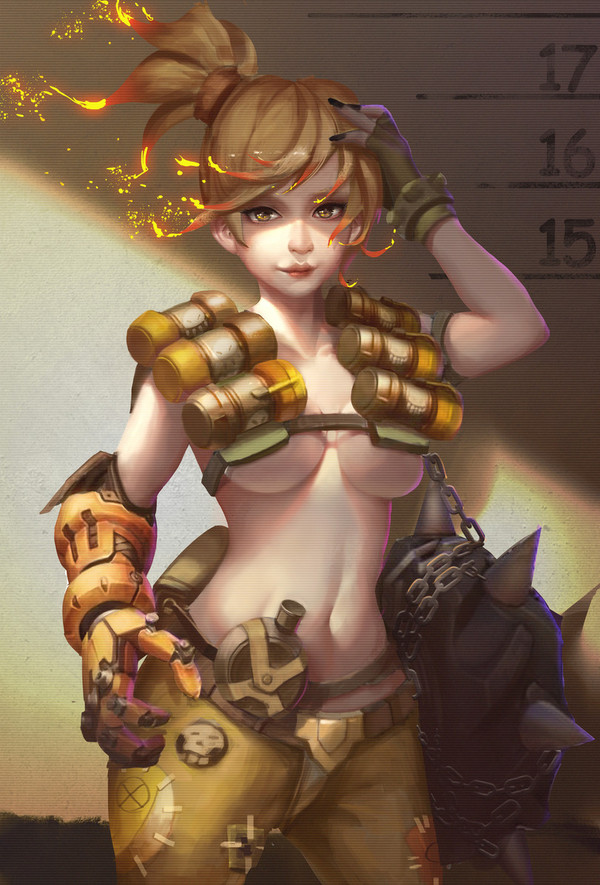    ) Overwatch, Blizzard, Zenyatta, Torbjorn, Junkrat, Tracer, Overwatch Art,  63, 