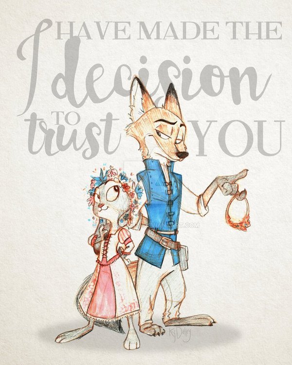 A Horrible Decision, Really-By AugustRaes. ';..;' - Zootopia, Nick wilde, Judy hopps, Traditional art, Longpost