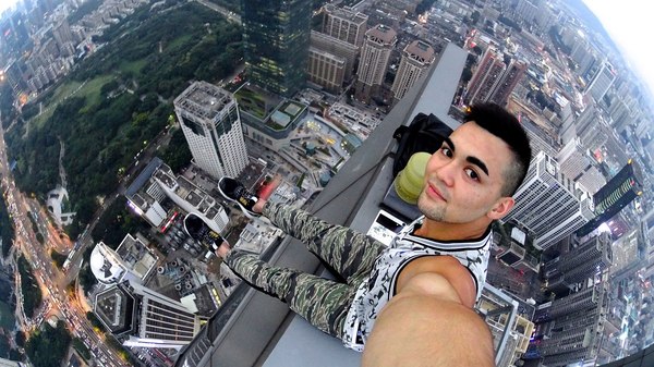 I like to look at the city from a height, Shenzhen, the main Construction Bank - My, Roofing, China, , , Extreme, Travels, Shenzhen, , Ruffers