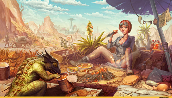 Breakfast in the Wasteland - Images, Art, Fallout