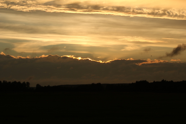 Evening over Len. - Leningrad region, Sunset, My