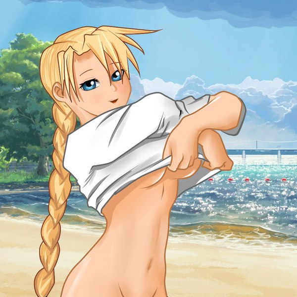 Let's swim? - Visual novel, Endless summer, Anime, Glorifying, Not anime