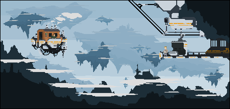 Pixel art Air world
