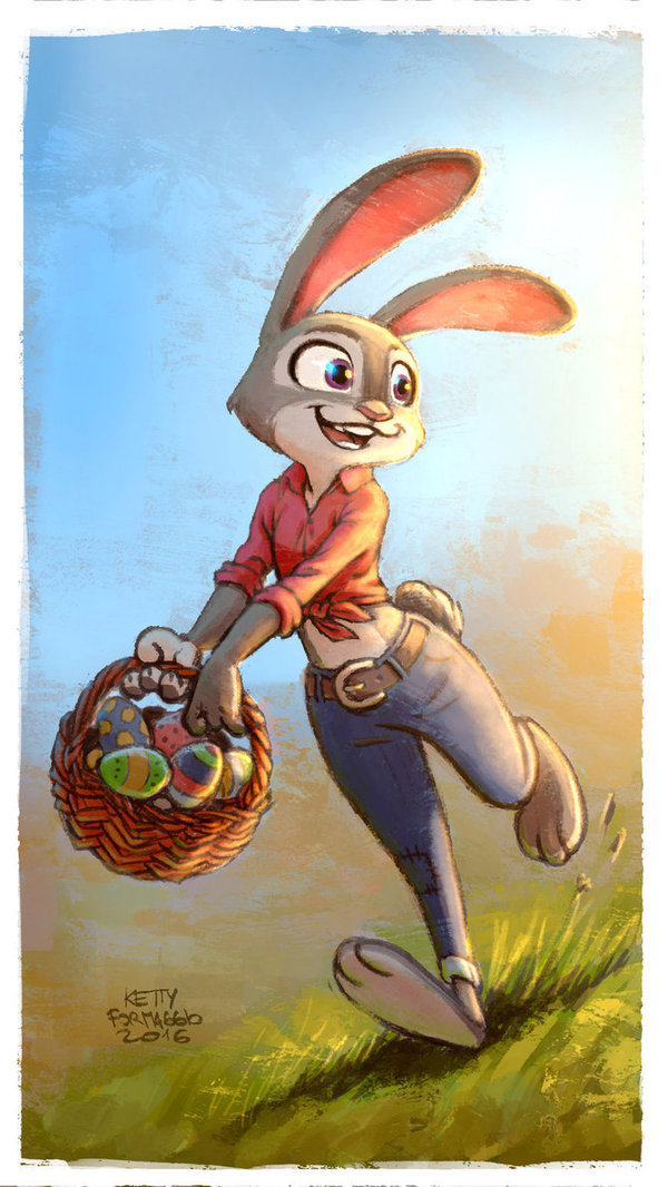 Easter bunny-By Kettyformaggio ';..;' - , Zootopia, Judy hopps