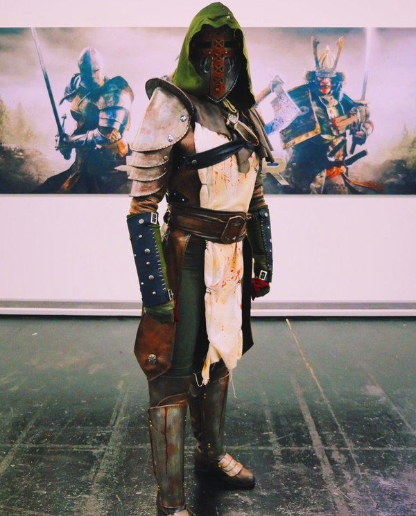 This guy from Ubisoft is on duty at Gamescom - Gamescom, Ubisoft, For honor, Cosplay, Computer games