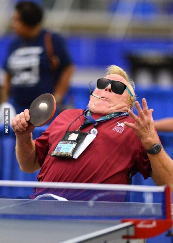 Photographs of a table tennis player - Fotozhaba, Tennis, Sport, Longpost, 9GAG