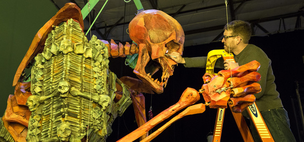 Studio Laika built a huge skeleton for their new cartoon Kubo and Two Strings - Cartoons, Stop-Motion, Laika, Movies, Doll, Skeleton, Video, Longpost