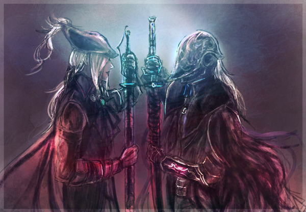   Bloodborne, Bloodborne The Old Hunters, Lady Maria, Bloody Crow of Cainhurst, 