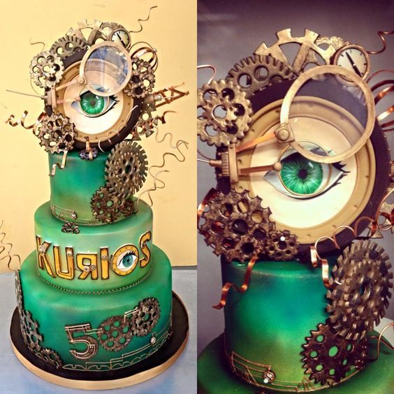 edible steampunk - Cake, Photo, Longpost, Steampunk