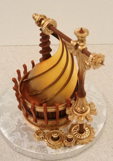 edible steampunk - Cake, Photo, Longpost, Steampunk