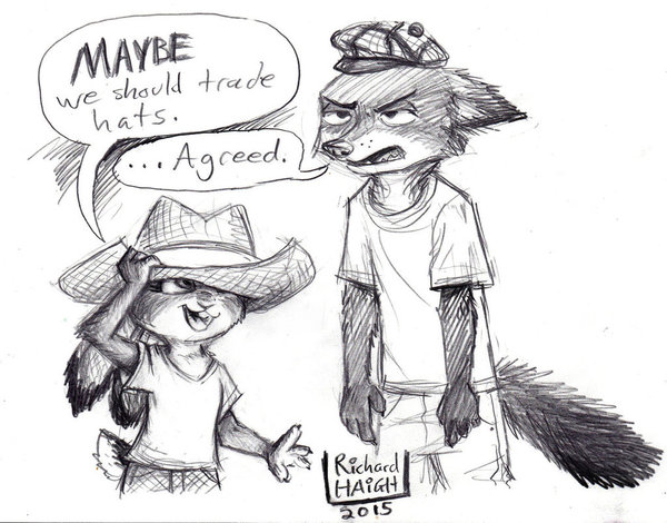 Hats-By RichardAH ';..;' - Zootopia, Zootopia, Nick wilde, Judy hopps, 