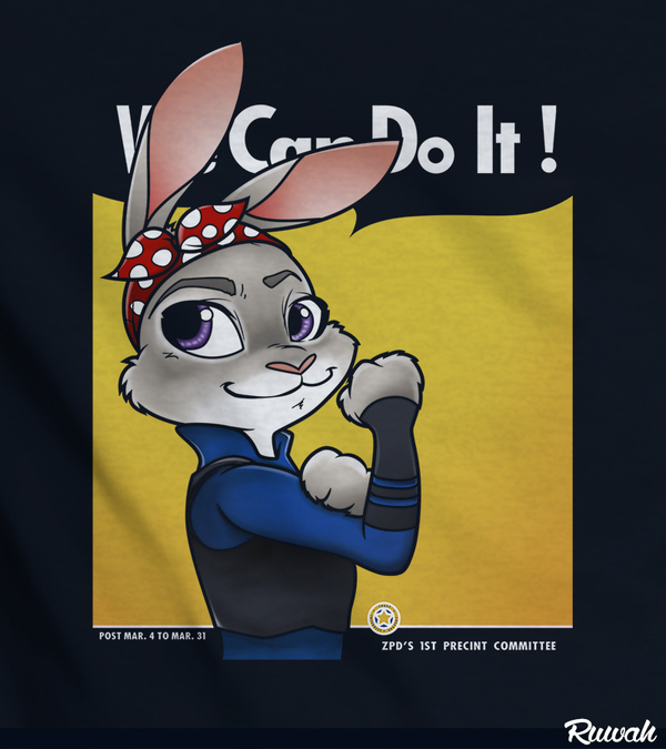 The first rabbit in the police - Zootopia, Judy, Judy hopps, Art, Poster