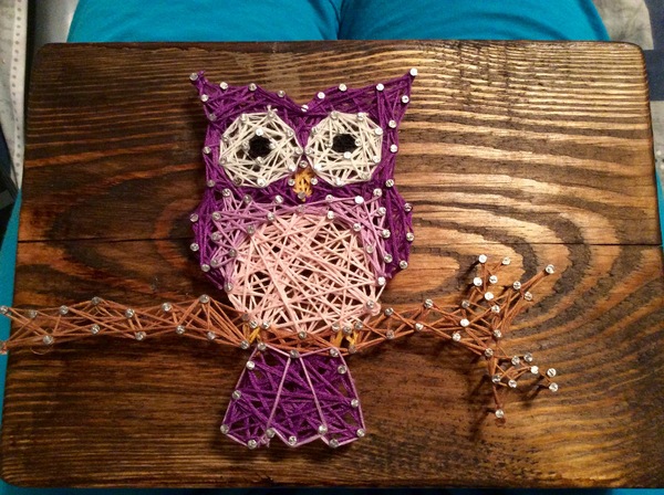 Owl - My, Owl, String Art, 